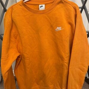 Nike Men's Orange Sweater